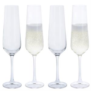 Dartington Cheers Copa Set of 4 Champagne Flutes